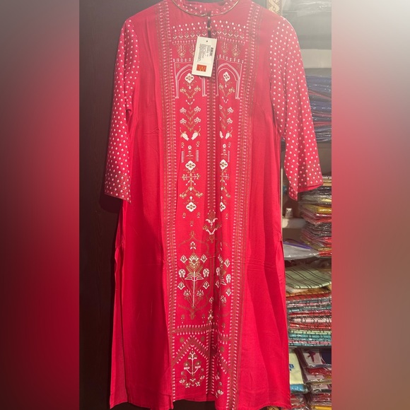 W kurti pink colour - Picture 4 of 11